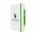 Branded A5 White Mole Mate White Duo Notebook & Pen