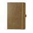 Promotional Albany Recycled Leather Notebook - Hard Cover