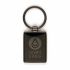 Promotional Rectangular Gun Metal Keyring