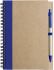 Promotional Wire Bound Recycled Notebook with Ballpen