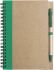 Promotional Wire Bound Recycled Notebook with Ballpen