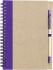 Promotional Wire Bound Recycled Notebook with Ballpen