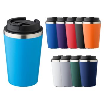 Promotional Stainless steel double walled travel mug (350ml)