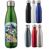 Promotional Recycled stainless steel double walled bottle (500ml
