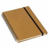 Promotional Recycled leather notebook (approx. A5)