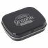 Promotional Flat hinged tin with dextrose mints