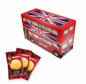 Promotional Eco Bus Box - Mini Shortbread Biscuits x 5