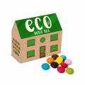Promotional Eco House Box - Chocolate Beanies