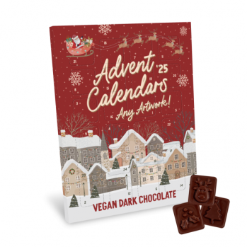 Promotional Maxi Advent Calendar - Vegan Dark Chocolate