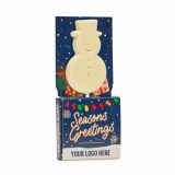 Winter Collection Eco Lolly Box - White Chocolate - Snowman Loll