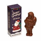 Winter Collection Eco Flip Top Box - Milk Chocolate Santa