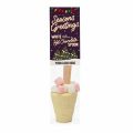 Winter Collection Eco Info Card - Hot Choc Spoon - White chocola