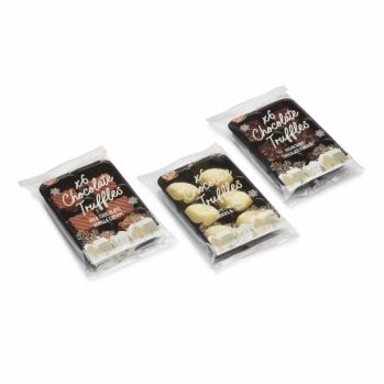 Winter Collection Flow Wrapped Tray - 6 chocolate truffles