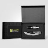 Raven Stainless Steel & Silicone Wine Set & Gift Box – 2