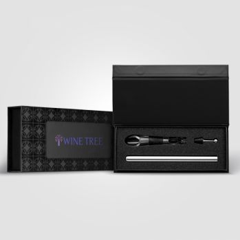 Neve Recycled Stainless Steel Wine Chiller Set & Gift Box - 