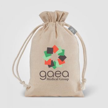 Printed Small 4 oz. Recycled Cotton Gift Bag