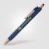 Printed York Recycled Plastic Bronze Trim Stylus Ballpoint Pen
