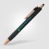 Printed York Recycled Plastic Bronze Trim Stylus Ballpoint Pen