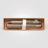 York Recycled Plastic Bronze Trim Pen Gift Set