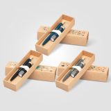 Reborn Recycled Aluminium Bamboo Accented Pen & Torch Gift S