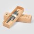 Reborn Recycled Aluminium Bamboo Accented Pen & Torch Gift S