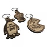 Bamboo keyring (Bespoke shape)