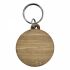 Bamboo keyring (Round)
