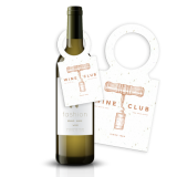 Seeded Paper Wine Bottle Tags