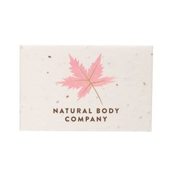 Promotional Seed Paper Lanyard Card