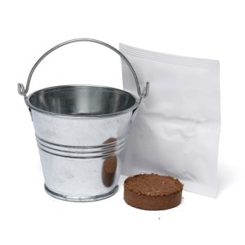 Promotional Silver Mini Bucket Grow Kit