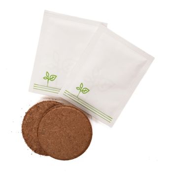 Promotional Natural Heat Sealed Pouch Planter