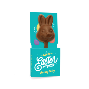 Easter Eco Lolly Box - Milk Chocolate - Bunny Lolly