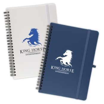 Branded A5 Spiral Recycled Notebook