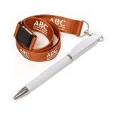 Promotional Made in Britain Lanyard with Ball Pen