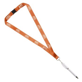 Promotional Made in Britain Lanyard with Ball Pen
