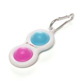 Promotional Seashell Fidget Popper with Carabiner Clip