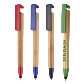 Promotional Phone Up Bamboo Pen