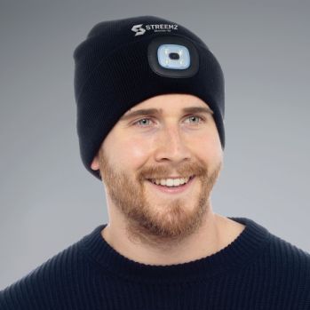 Promotional Beanie Hat With Rechargeable Light