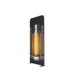 850mm Soft Touch Straight Fabric Display - Double Sided