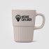 Majesty Ceramic Matte Finish Fluted Mug - 445 ml