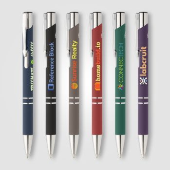 Crosby Recycled Aluminium Chrome Trim Pen