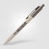 Koro Recycled Aluminium Gunmetal Trim Pen