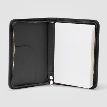 Aurelia Recycled Gold Zip Portfolio - A5