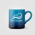 Corin Ceramic Ombre Silhouette Mug - 355 ml