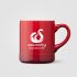 Corin Ceramic Ombre Silhouette Mug - 355 ml