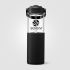 Juno Glass Silicone Sleeve Straw Bottle - 590 ml