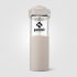 Juno Glass Silicone Sleeve Straw Bottle - 590 ml