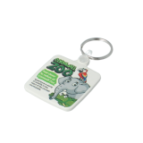 Recycled Eco 45mm Square Keyring
