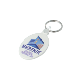 Recycled Eco 50mm Oval Keyring