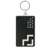 Recycled Eco 80mm Rectangle Keyring